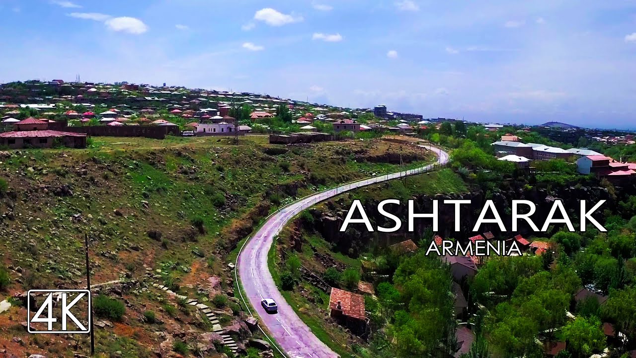 ASHTARAK, ARMENIA, Driving Tour, May 3, 2022 4K 60fps
