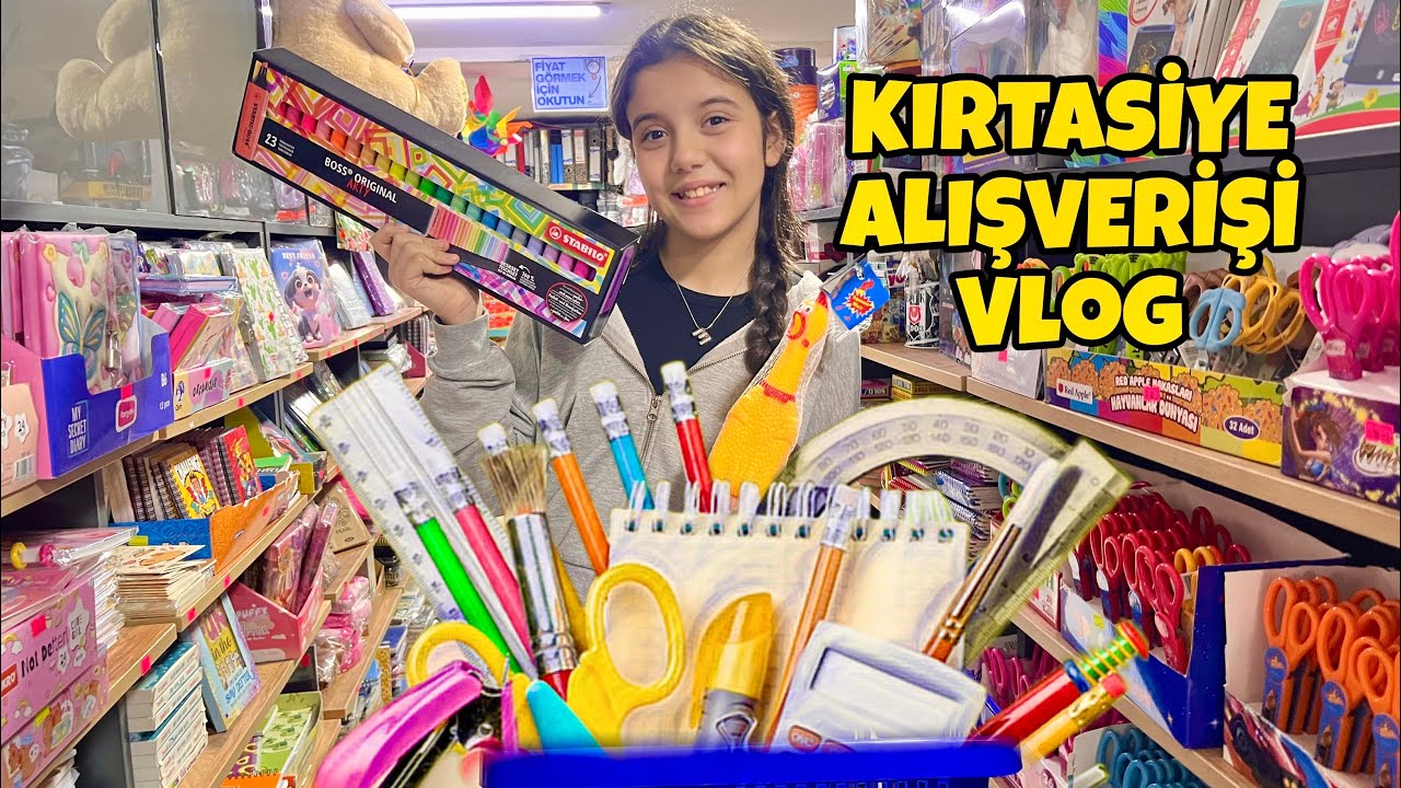 OKUL KIRTASİYE ALIŞVERİŞİ VLOG 2026 Eflin Ela Zeybek