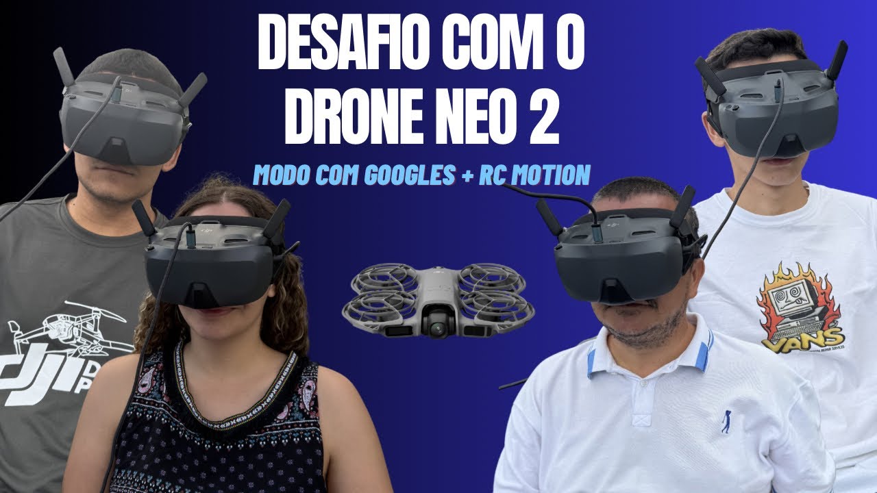 FIZEMOS O DESAFIO COM DRONE NEO 2 E OLHA NO QUE DEU!