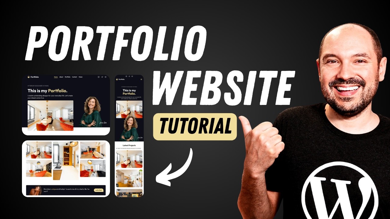 How To Create A Portfolio Website With WordPress and Elementor (2025)