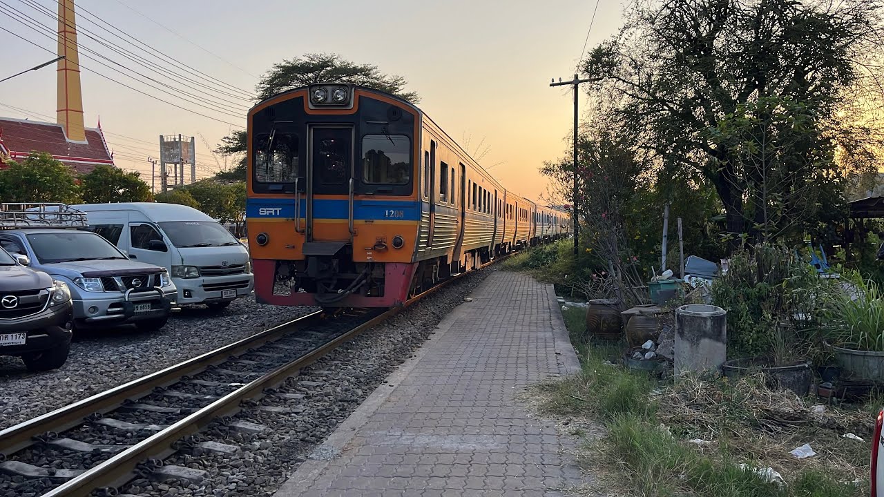 รถชานเมือง4308 มหาชัย-วงเวียนใหญ่ จอดรับส่งผู้โดยสารที่หยุดรถบ้านขอม