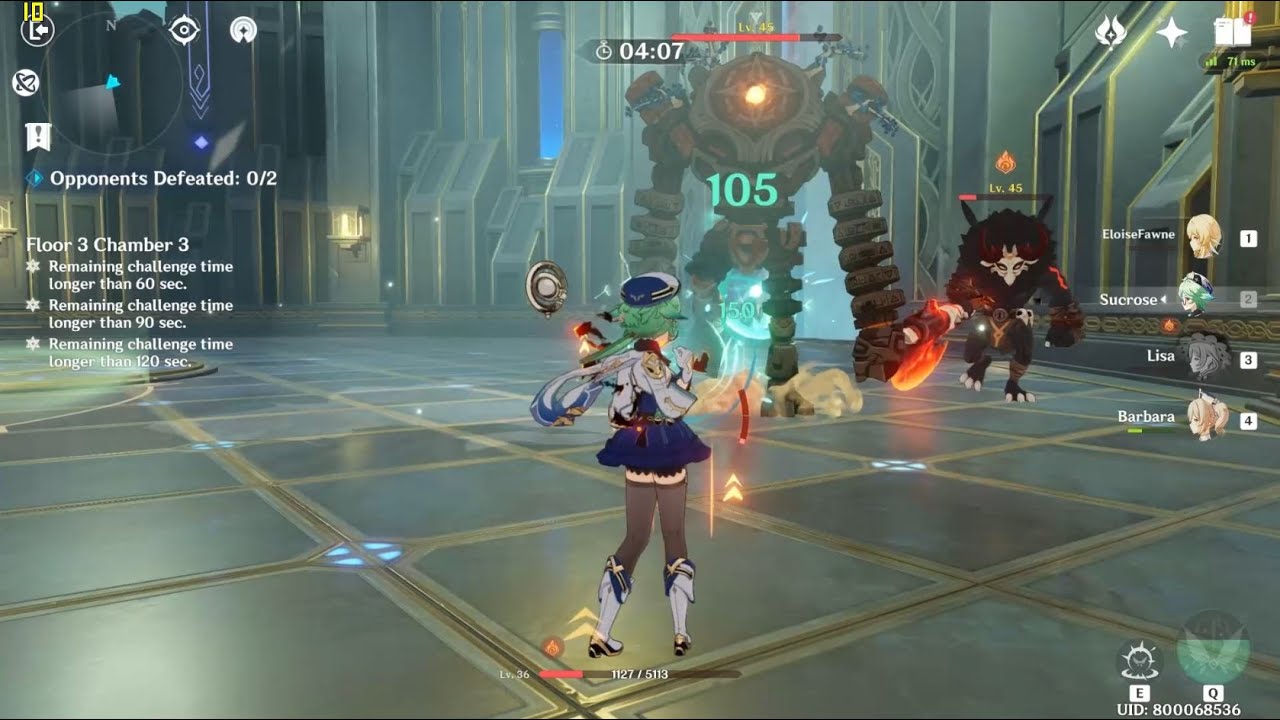 Genshin Impact Global - Spiral Abyss Floor 3 Chamber 2 and 3