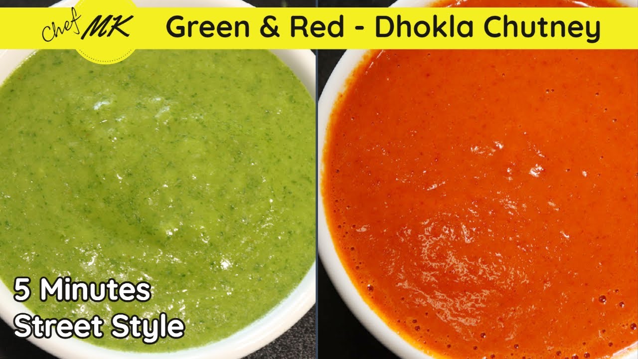 Green & Red Dhokla Chutney | Street Style in 5 Minutes | Chutney for Live Moong Dal Dhokla