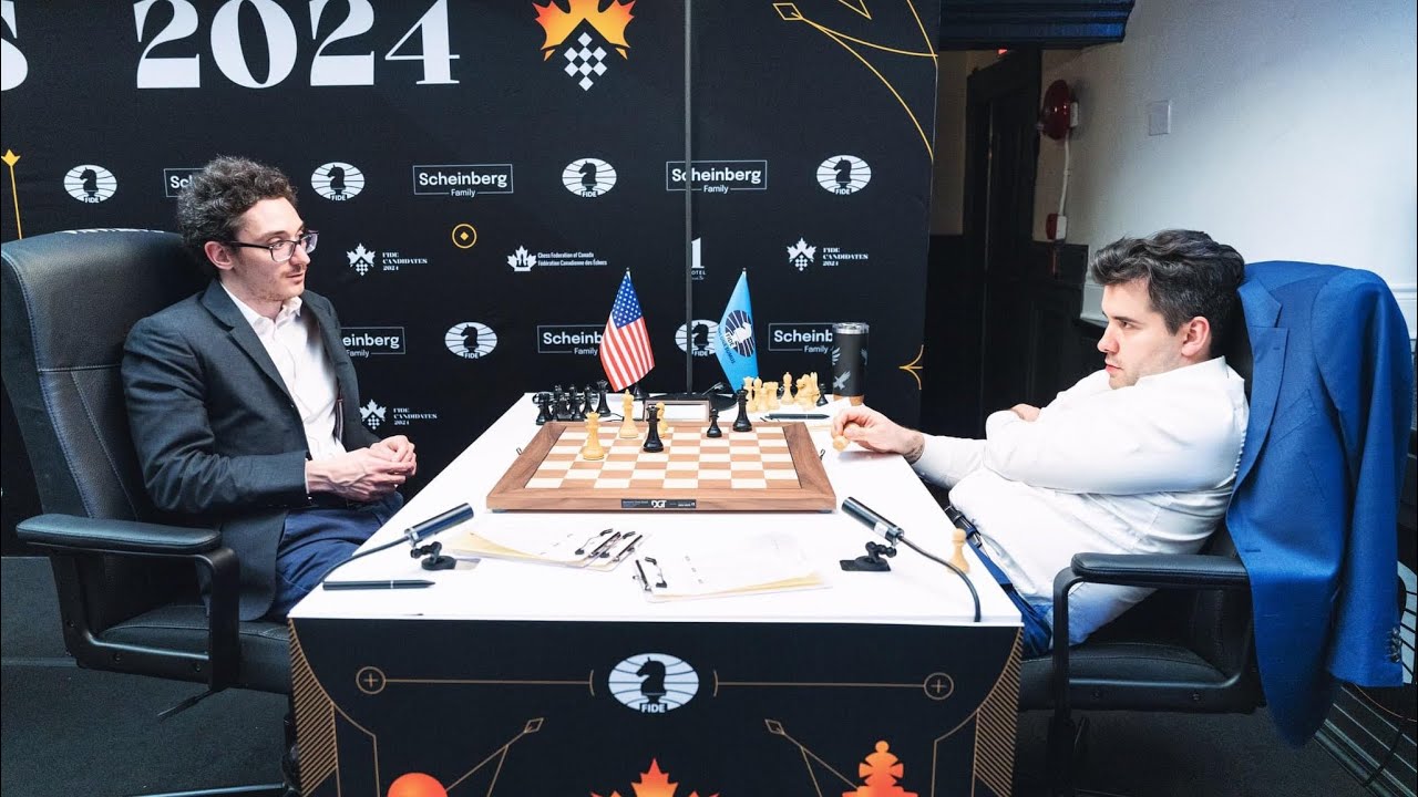 Fabiano Caruana vs Ian Nepomniachtchi | FIDE Candidates (2024)