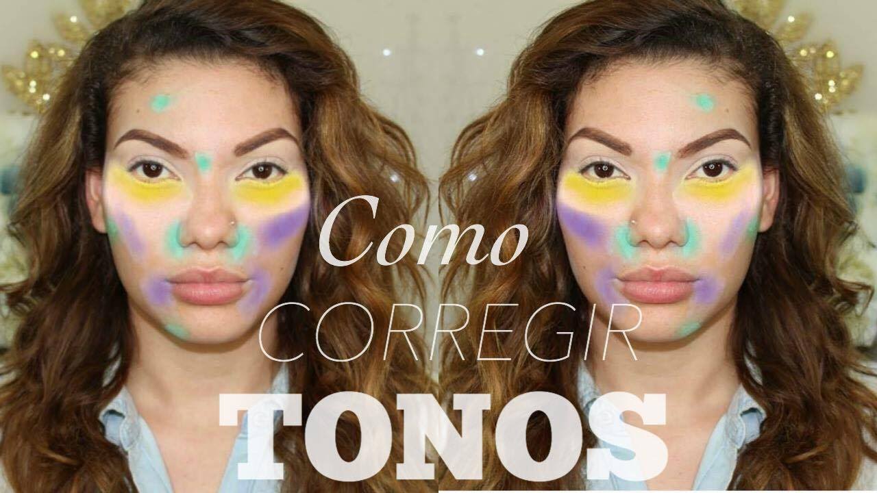 COMO USAR CORRECTORES DE COLORES VERDE, ANARANJADO, MORADO ETC.