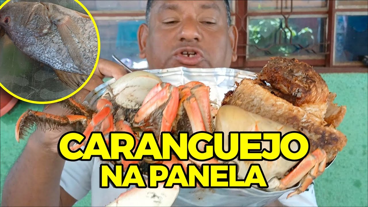 CARANGUEJO, PEIXE E FRANGO 🍲 Preparando e Comendo Comida de Verdade