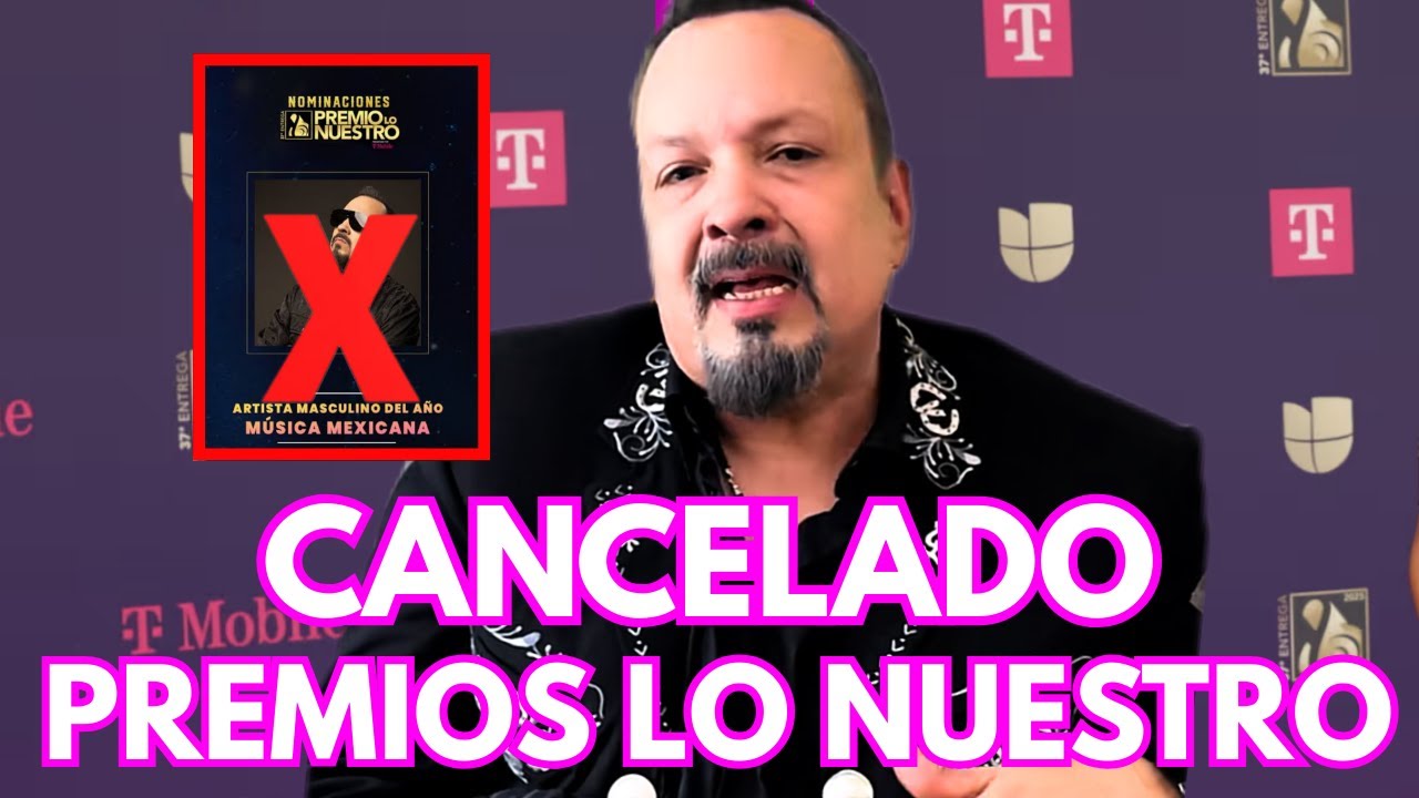 🔴 ¡FUERA DE LOS PREMIOS! La humillante cancelación de Pepe Aguilar tras confirmarse LO PEOR.