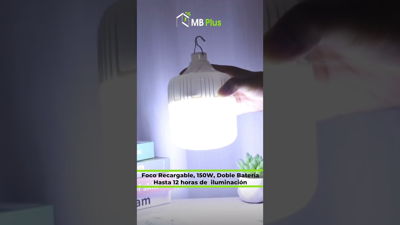 Foco LED Recargable, 150W