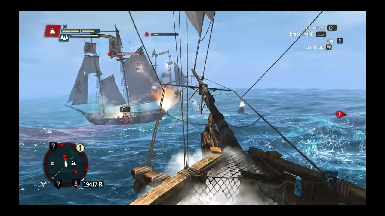Johan goes crazy in a boat