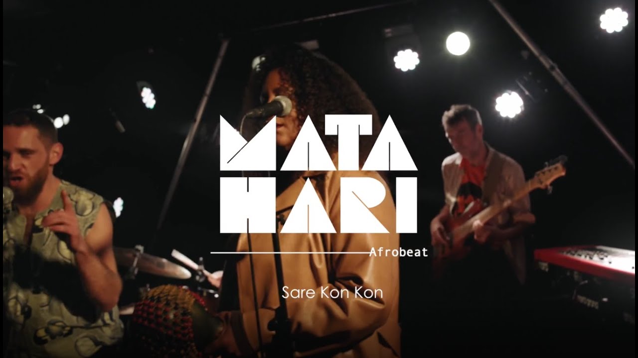 Sare Kon Kon // Mata Hari afrobeat // Session live Radio Activ // Bonjour Minuit (St-Brieuc)