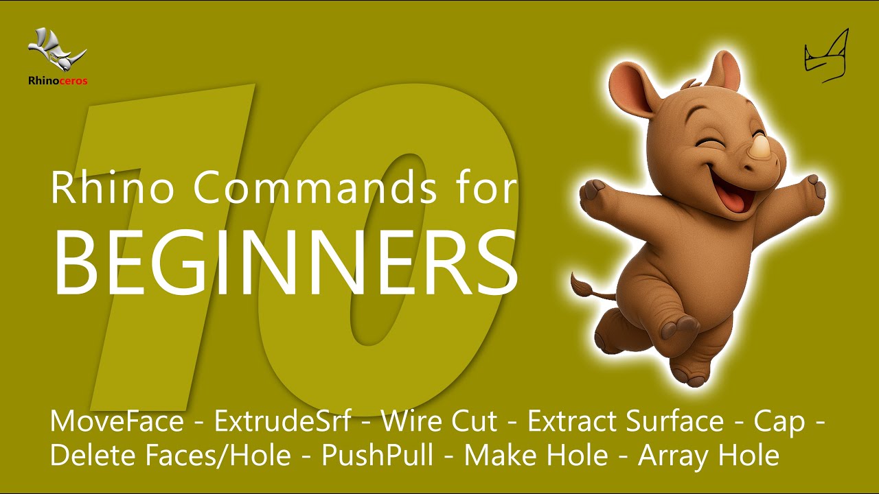 Rhino Commands for Beginners 10 - Solid Tools