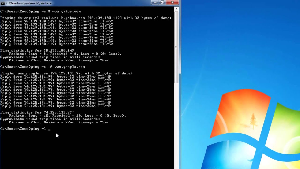 Network Troubleshooting using the PING Command