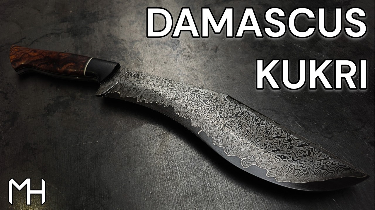 Forging a Damascus Kukri - Knifemaking