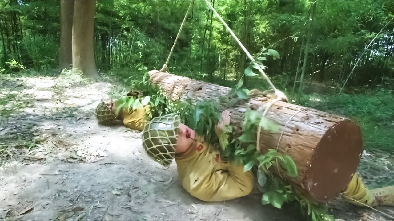 Охотники Kung Fu установили бесчисленные ловушки и сюжет против преследующей японской армии!