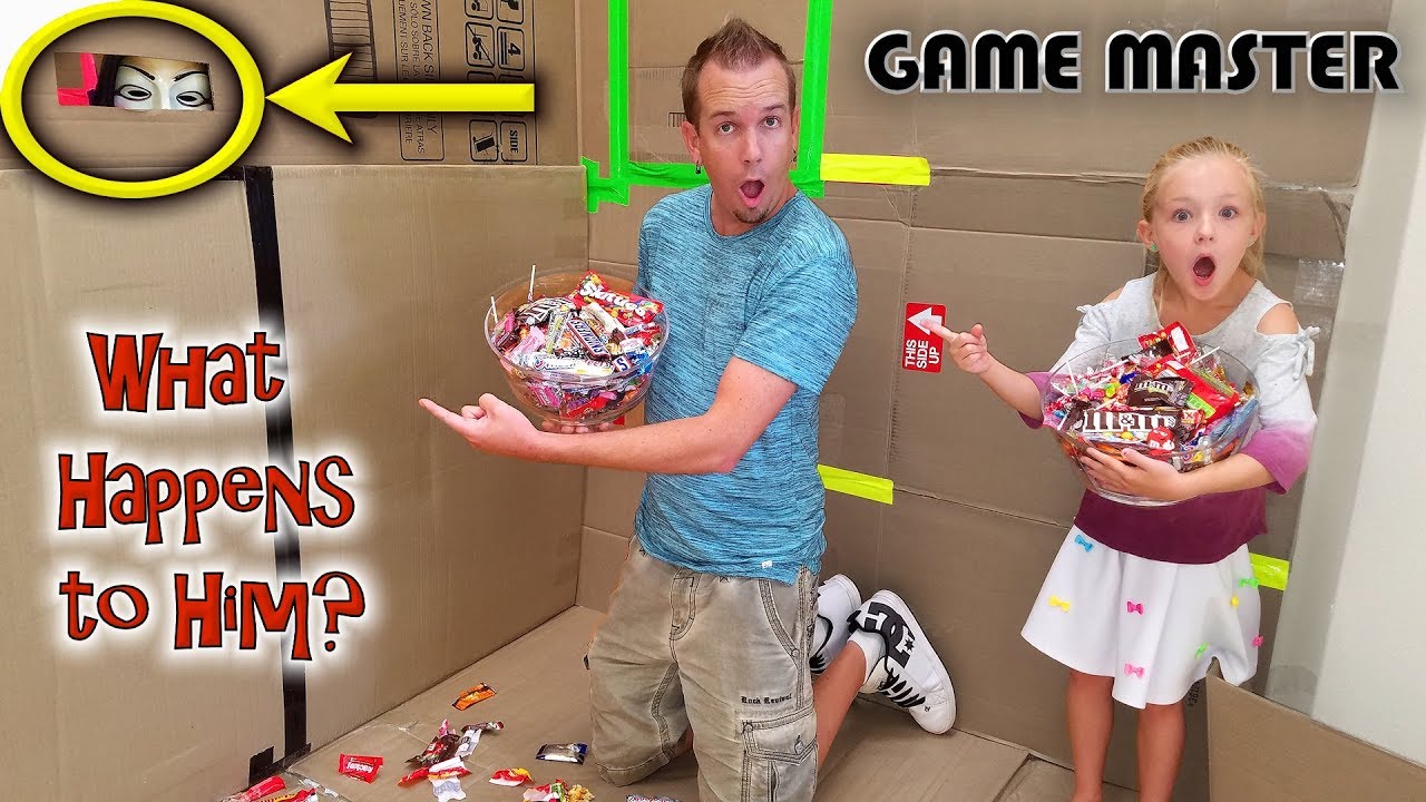 Game Master Hacker Spy Eats All Our Halloween Candy! Then This Happens...