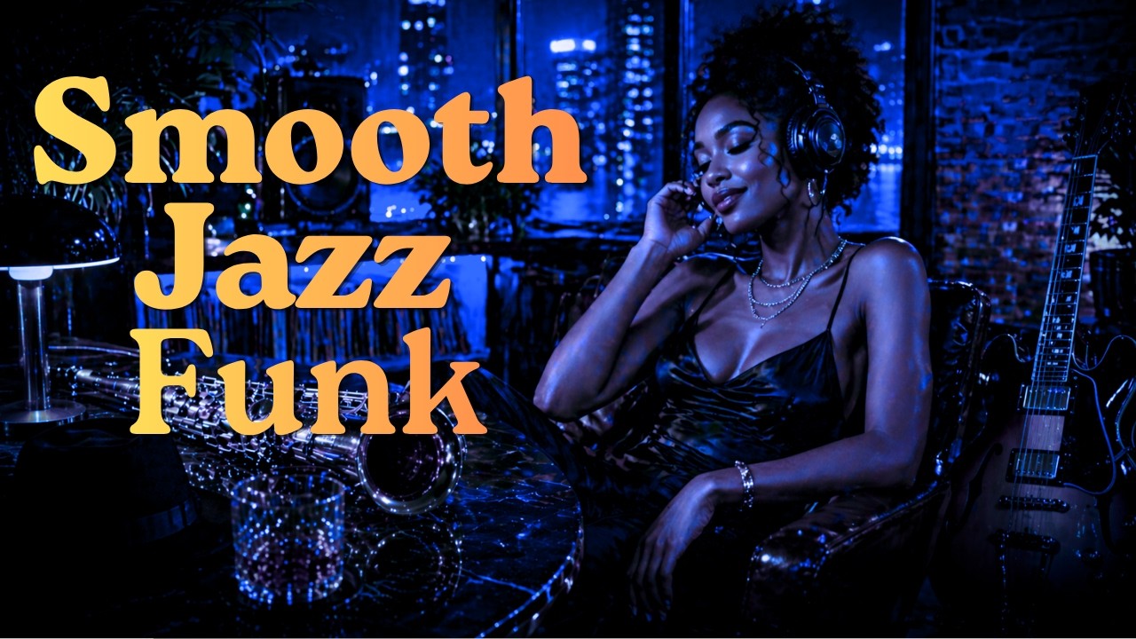 Smooth Jazz Funk - Groove Bass & Guitar | Late Night Lounge
