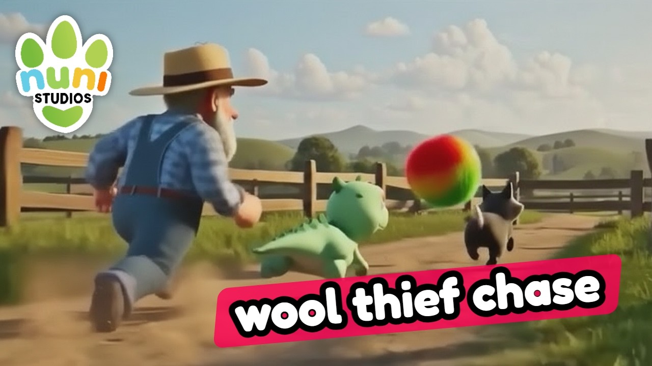 Learn Colors with Nuni & Old MacDonald | Rainbow Wool Adventure