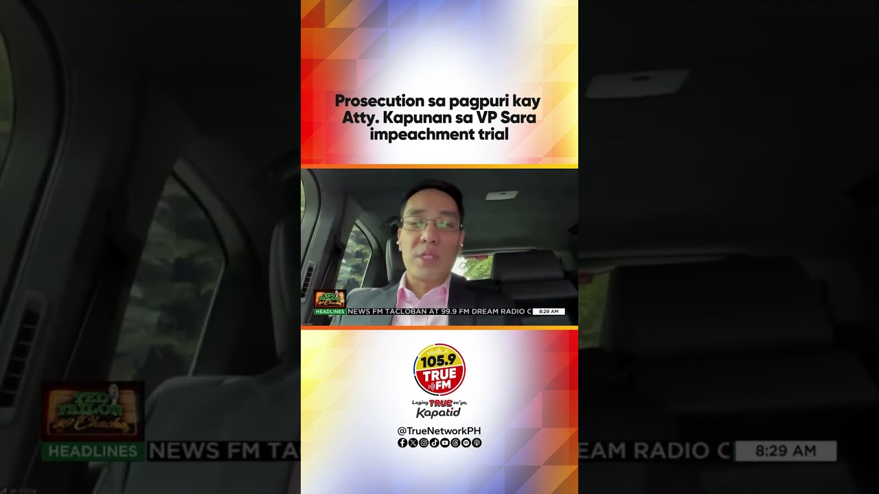 Prosecution sa pagpuri kay Atty. Kapunan sa VP Sara impeachment trial | Ted Failon & DJ Chacha