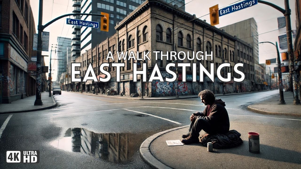 🇨🇦 Walk Through the Poorest Area in Canada - East Hastings
