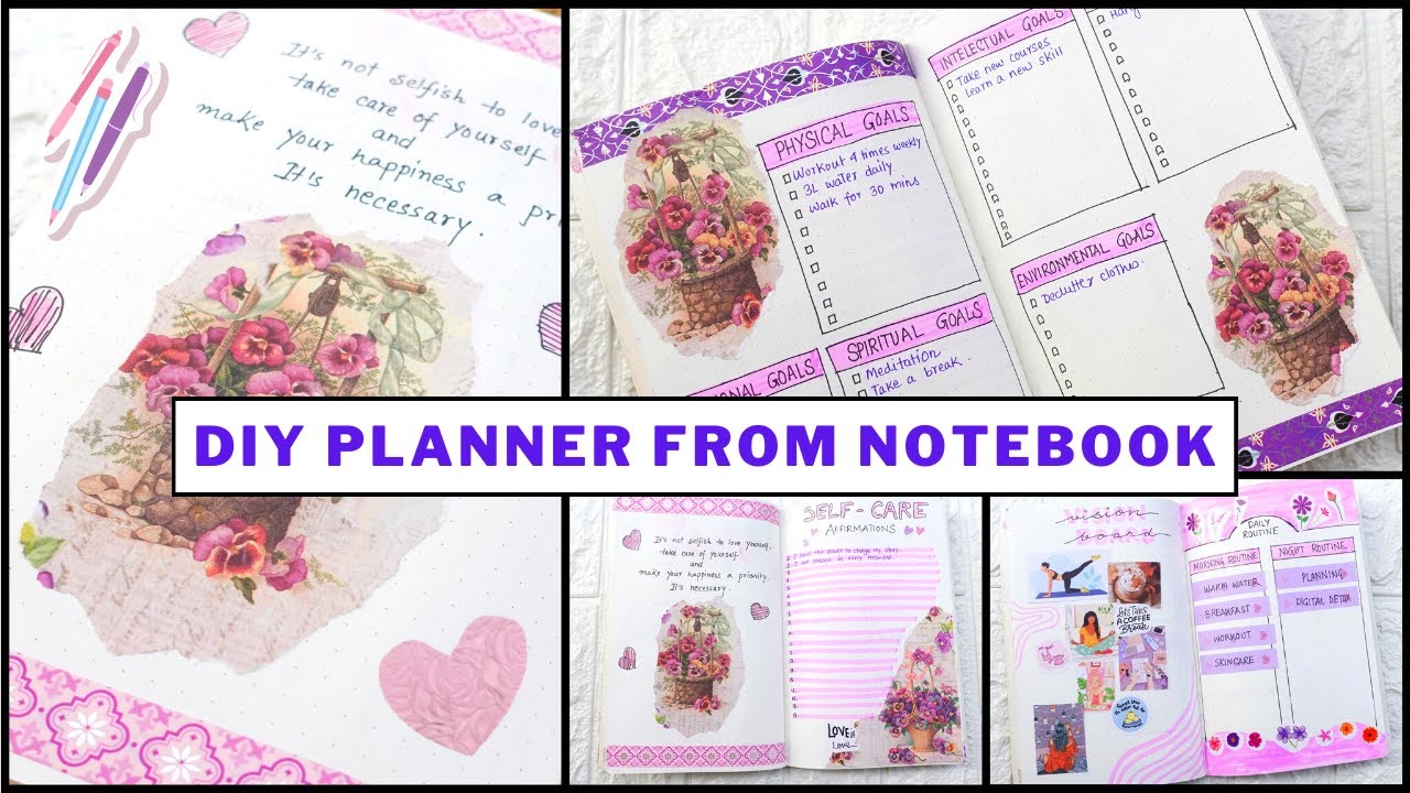 Don't wanna invest in a Planner? Make your Own DIY  Planner to not stop Planning 😉
