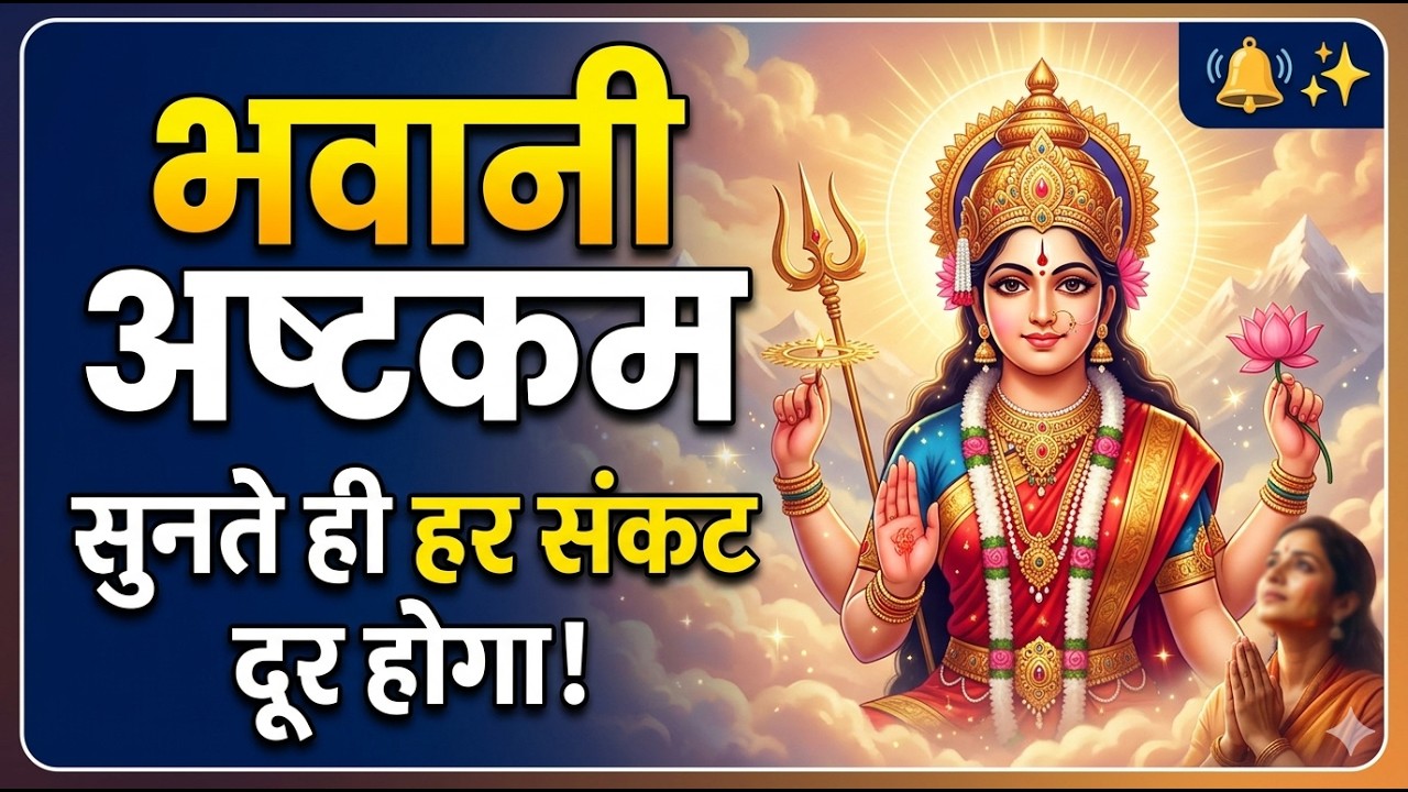 भवानी अष्टकम – माँ भवानी की दिव्य स्तुति | सुनते ही हर संकट दूर होगा🙏✨