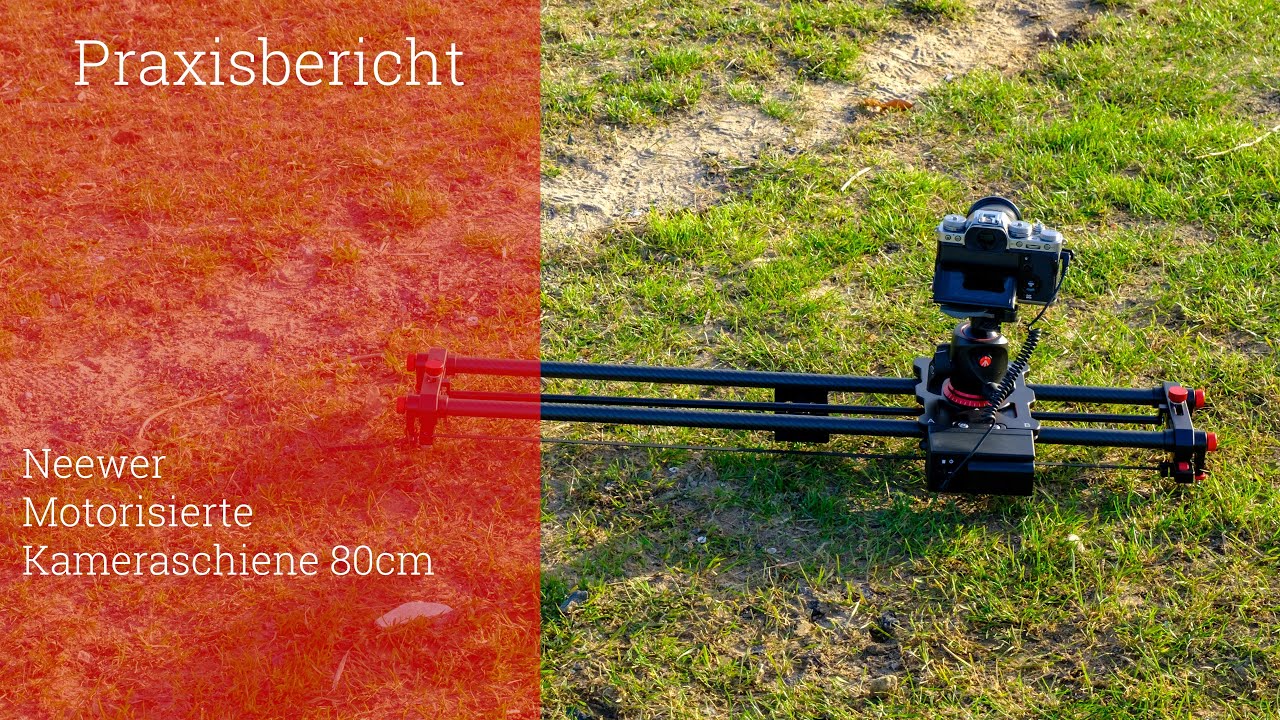 Slider - Neewer motorisierte Linear-Achse Carbon 80cm - Praxisbericht