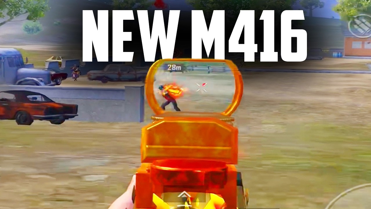 New M416 skin has the best hit effect