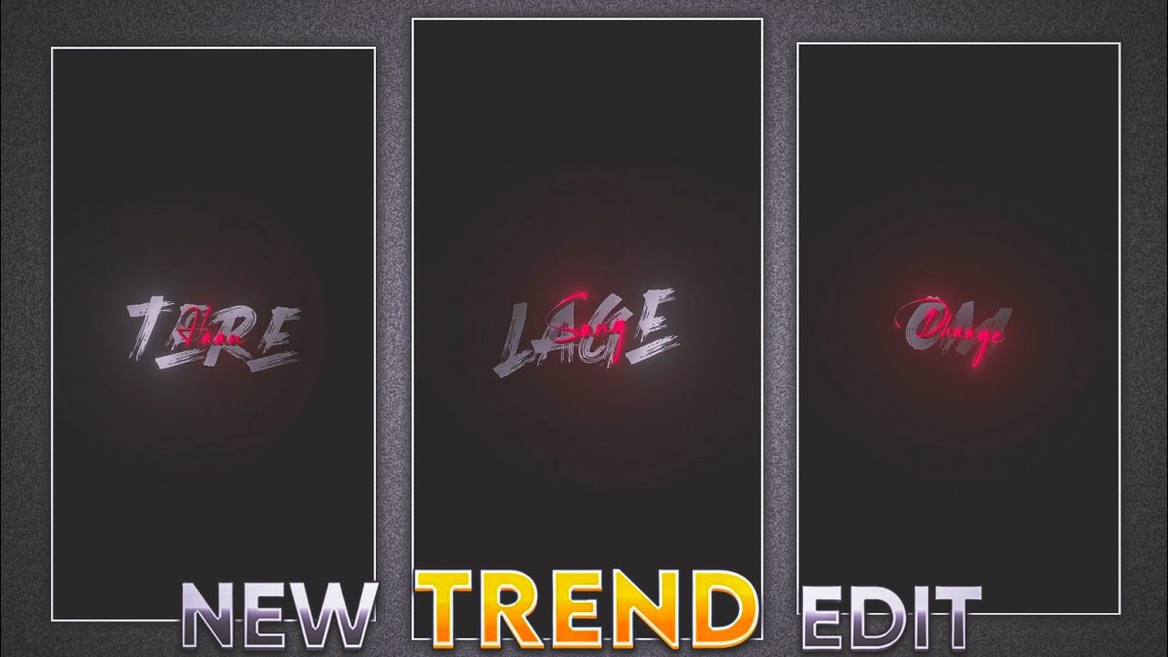 New black screen lyrics video editing | Instagram viral black screen video kaise banaye