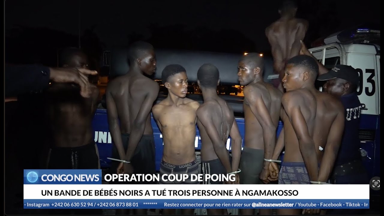 Une bande de b&eacute;b&eacute;s noirs a tu&eacute; 3 personnes au quartier Ngamakosso #brazzaville #kinshasa #police