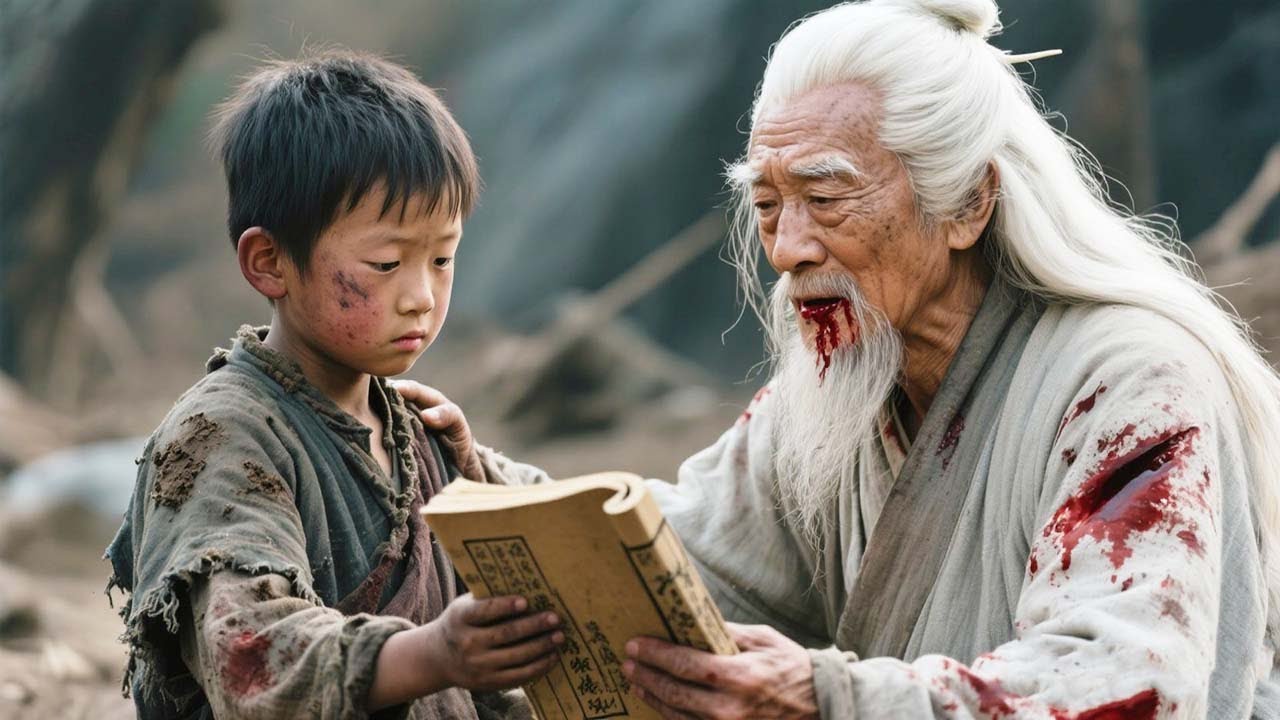 功夫電影！乞丐少年冒死救下的白髮老頭竟是絕世高手，傳授他無敵功夫