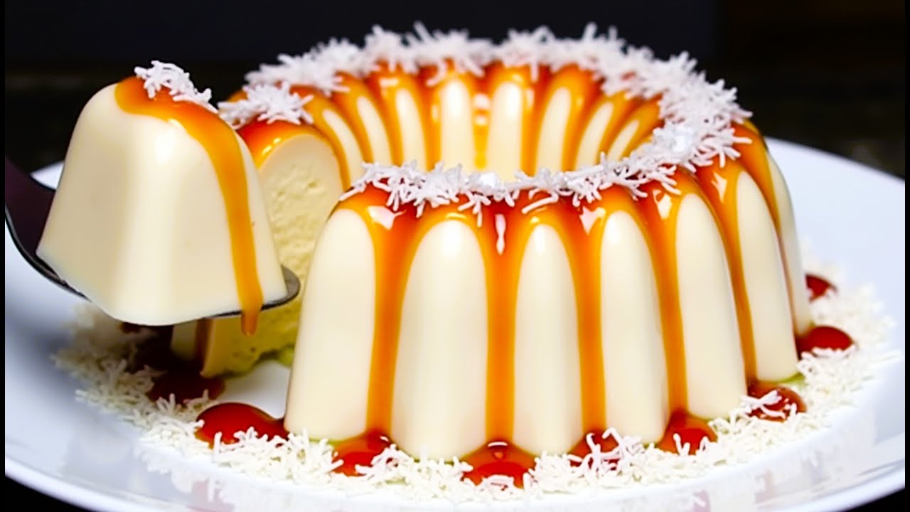 Nur Milch und Kondensmilch! Blitzschnelles Dessert in 5 Minuten! Kein Backofen, keine Gelatine!