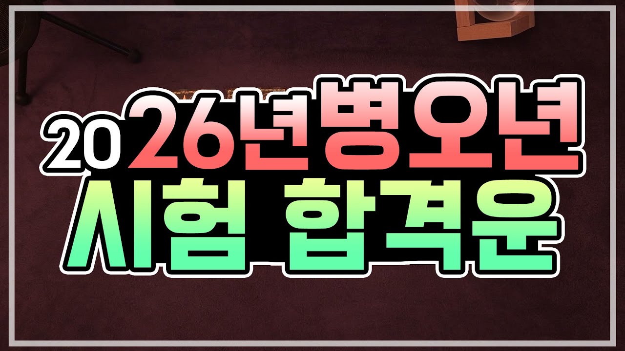 [타로카드] 2026년 병오년, 시험 합격운🍀취업까지