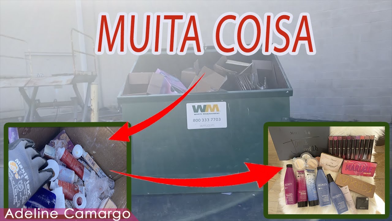 ENCONTREI MUITAS PALETAS DE MAQUIAGEM FAMOSAS NO LIXO