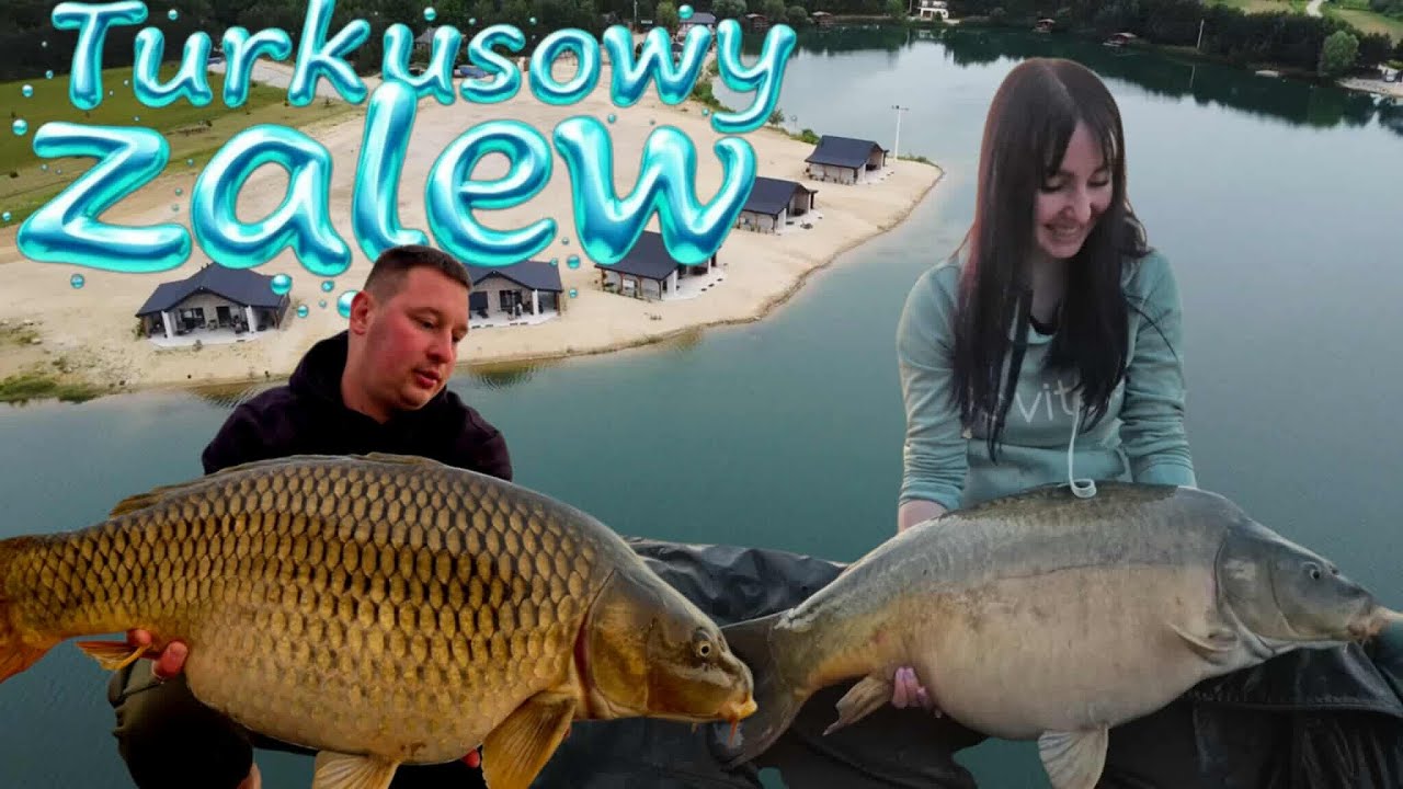 Łowisko przyszłosci- Turkusowy Zalew! Głęboka, piękna żwirownia!