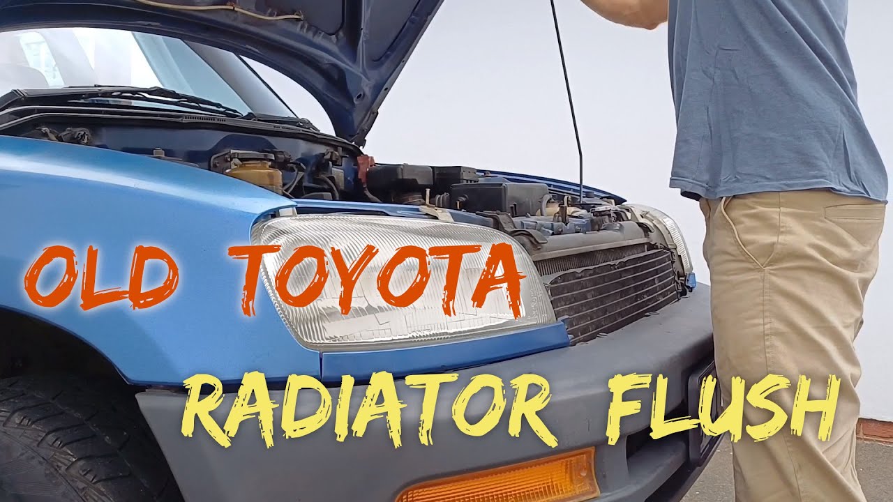 Промывка радиатора и новая охлаждающая жидкость для Toyota RAV4 первого поколения | Эпизод 2