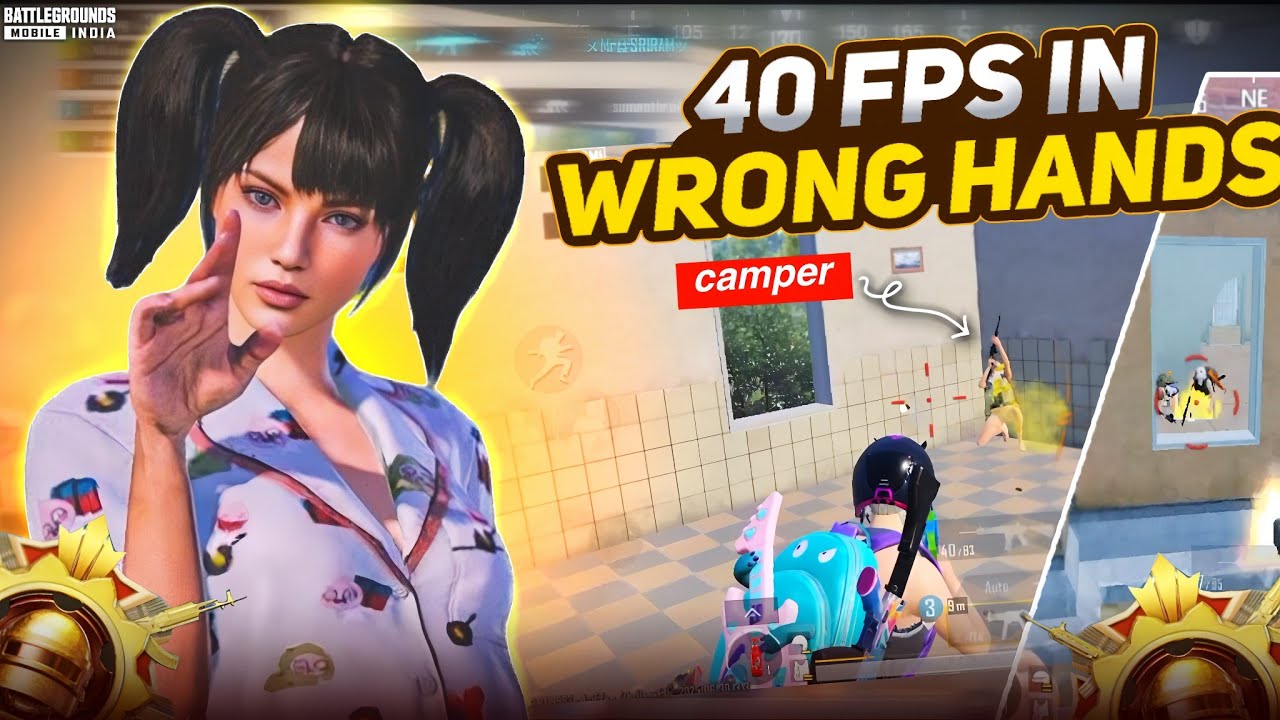 40 FPS IN WRONG HANDS 🔥 || BGMI 40 FPS GAMEPLAY || BGMI 40 FPS MONTAGE ⚡ || BGMI 3.9 UPDATE CLUTCHS