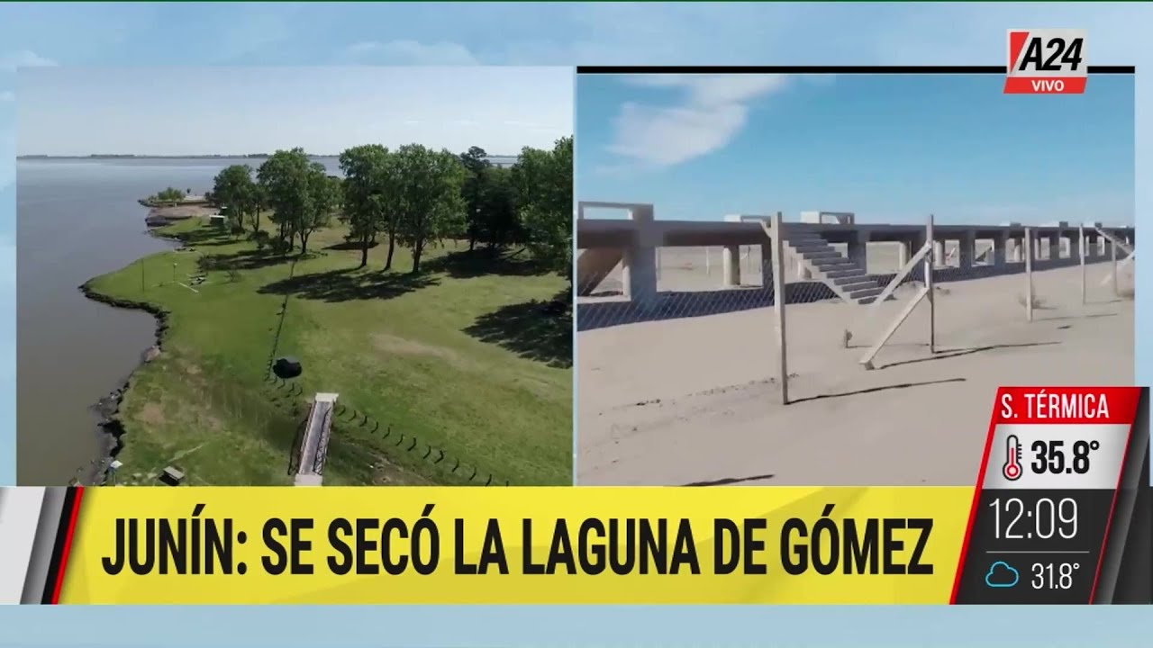 💧 Junín se secó la Laguna Gómez