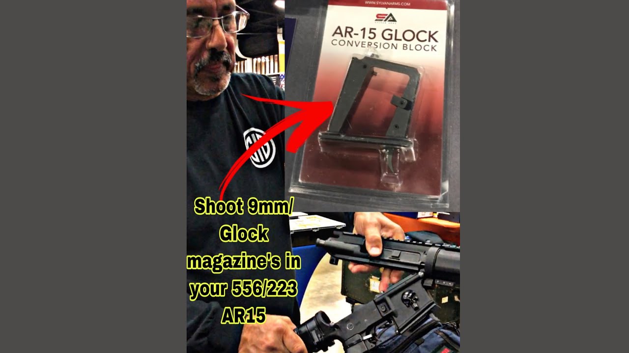 9mm Glock magazines in your AR15?
