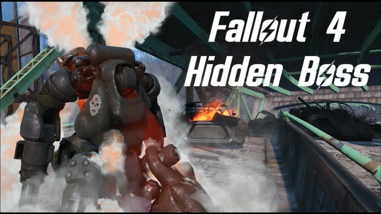 Fallout 4 Hidden Sentry Bot Boss