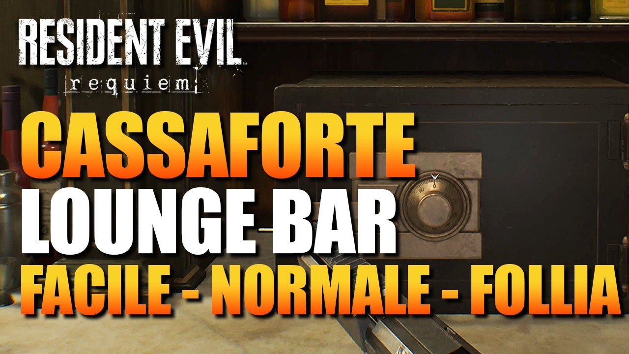 Cassaforte Lounge Bar - Resident Evil 9 Requiem - Facile Normale Follia Soluzione Guida Gameplay ITA
