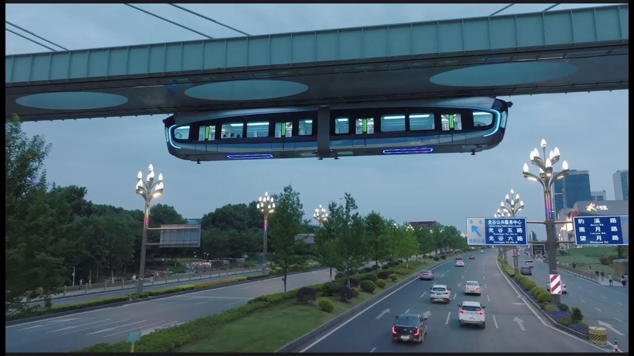 A flyover with Wuhan's 