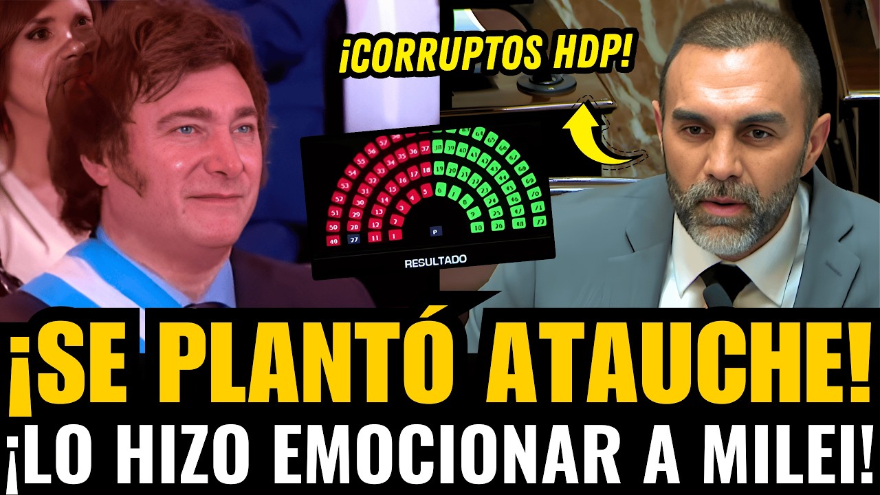 ¡EL SENADOR de MILEI ATAUCHE se PLANTÓ FRENTE a TODA la CASTA y lo HIZO EMOCIONAR!