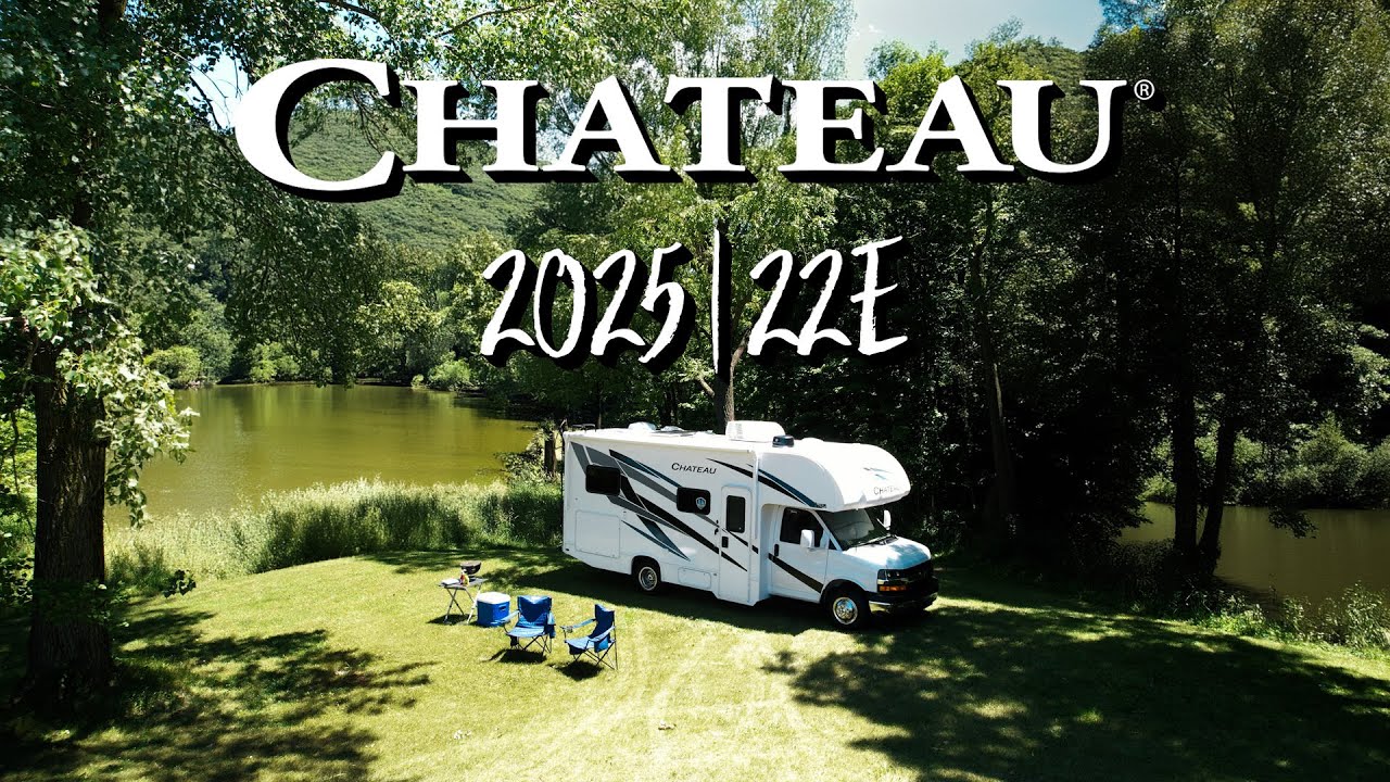 Chateau 22E 2025 года | Без горок | До 25 футов | Обзор автодома