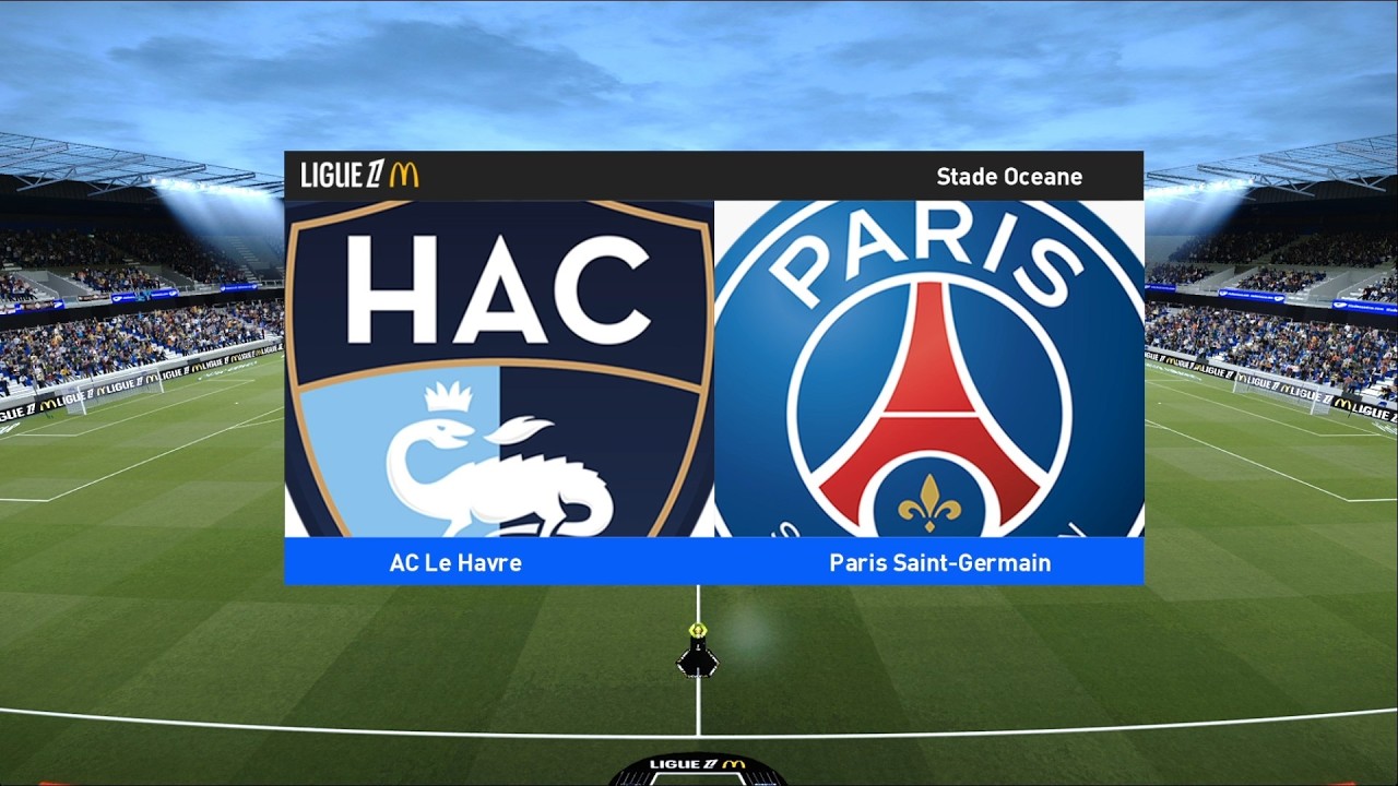 Le Havre vs Paris Saint-German | Stade Oceane | 2025-26 Ligue 1 | PES 2021