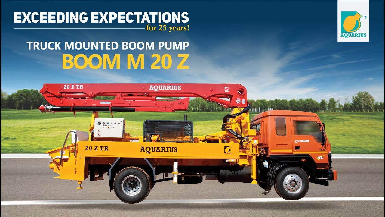 AQUARIUS - Truck Mounted Boom Pump - M20Z