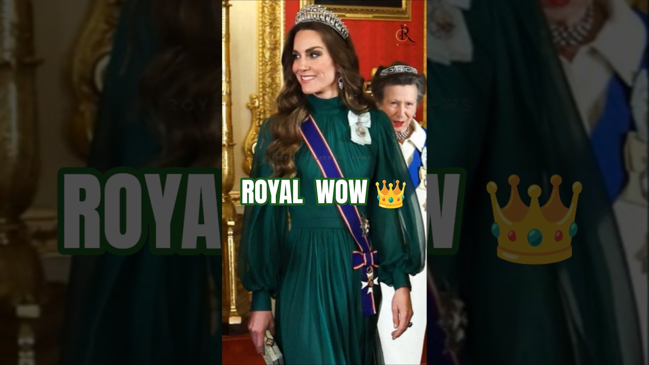 The Most Stunning Royal Appearance 💚 #princesscatherine #katemiddleton #RoyalFamily