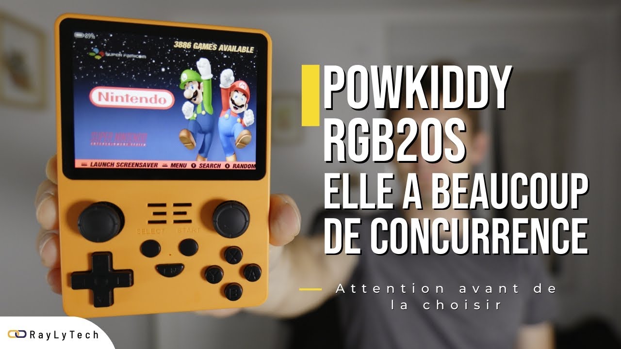 PowKiddy RGB20s : intéressante mais... [Test]