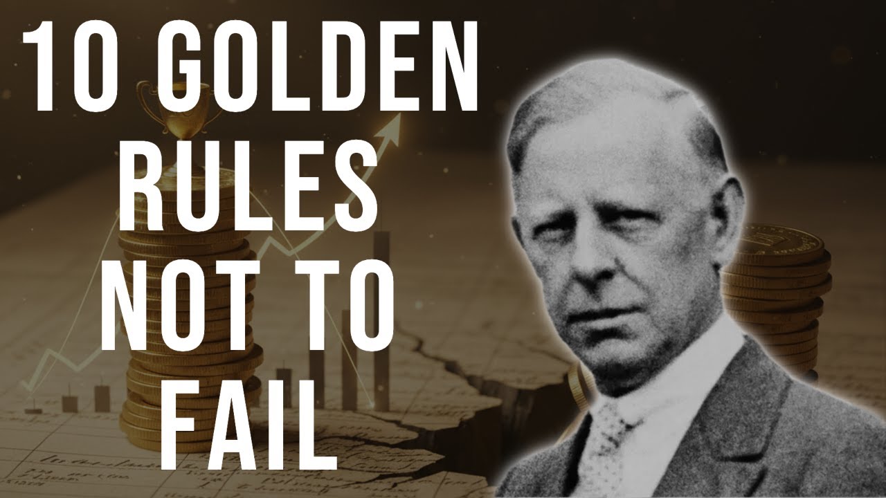 🏆 Livermore’s 10 Golden Rules & Why Most Traders Fail Without Them