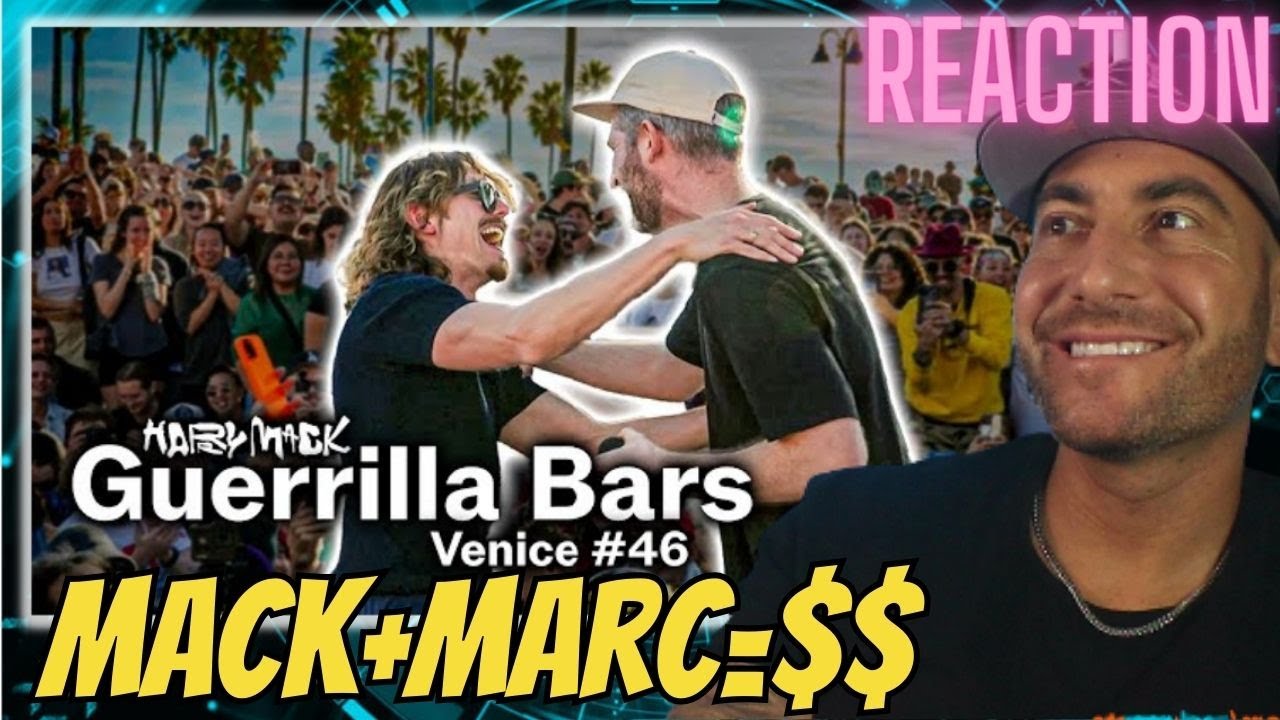 Высший уровень | Harry Mack Guerrilla Bars 46 — Случайная встреча с Марком Ребилле | Первая РЕАКЦИЯ