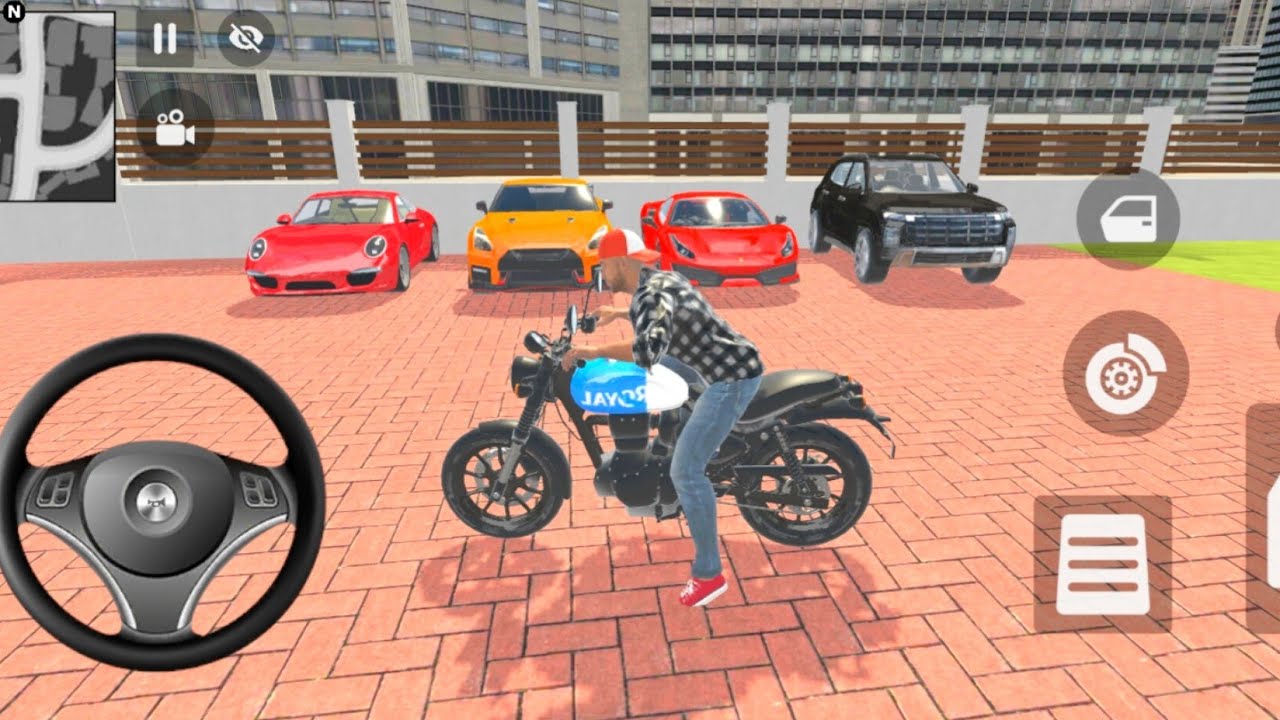 🎮 Franklin order by 3️⃣ Super Car 1️⃣ Black Fortuner And 1️⃣ Hunter Bike In Indian 🇮🇳 Auto Simulator